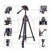 3540-3550 157cm DSLR Tripod Canon Nikon Tripot çantalı - 1