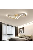 burenze Modern Luxury Tasarım Plafonyer Led Avize Eskitme Gold - 1