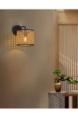Fico Home Modern Hazeran Pilli Aplik Hasır Pilli Aplik Elektrik Tesisatı Gerektirmez Tak Kullan - 4