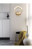 burenze Elegance Luxury Tasarım Modern Duvar Led Aplik Gold Sarı - 3
