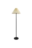 burenze Modern Tasarım Umbrella Abajur Ayaklı Lambader Siyah - 1