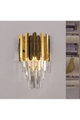 burenze Gold Sarı Modern Luxury Kristal Taşlı Aplik - 2