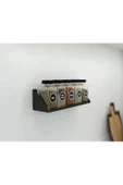 Modern Metal Baharatlık Rafı / Minimalist Tasarım Mutfak Depolama Duvar Rafı Metal Raf thumbnail 1