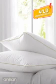 4'lü Nano Jel Yastık, 50x70cm , 1200gr - Otel Yastığı - Sağlıklı Uyku Için En Iyi Yastık Seçeneği - 1
