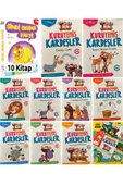 1. Sınıflar Için Kuruyemiş Kardeşler Ile Okuma Anlama Seti Hikaye + 5 Renk Şimdi Okuma Vakti 10 Lu - 1