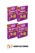 MUTLAK BAŞARI 8.SINIF MATEMATİK-TÜRKÇE-FEN BİLİMLERİ ve İNKİLAP TARİHİ FASİKÜL+SORU BANKASI 4'LÜ SET - 1