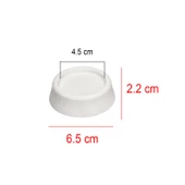 Çamaşır Makinesi Kaydırmaz Stoper Beyaz Renk 4 ADET Titreşim Gürültü Önleyici Ayak Denge Ayağı - 2