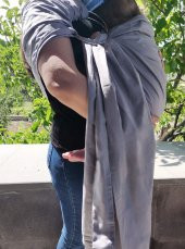 Organik Kumaş Baby Sling Kanguru - 1
