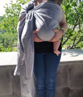 Organik Kumaş Baby Sling Kanguru - 2
