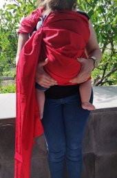 Organik Kumaş Baby Sling Kanguru - 4