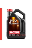 Motul 8100 X-POWER 10W-60 4 Litre Motor Yağı %100 Sentetik Motor Yağı thumbnail 1