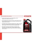 Motul 4100 Syn-nergy Spec 10w-40 4l %100 Sentetik (6100 ILE DEĞİŞTİRİLDİ) - 2