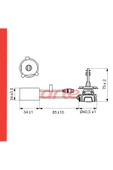Bosch H4 Gigalight Led Ampul 12V 30W 6000K 1987301554 - 3