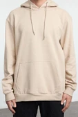 Tarz Bol Kapüşonlu Standart Kol Regular Unısex Normal Kesim Sweatshirt - 3