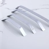 Şahin Krom Gümüş Metal Kulp 224 mm - 22.4 cm Mobilya Çekmece Mutfak Dolabı Dolap Kulpları Kulb Kulpu - 2