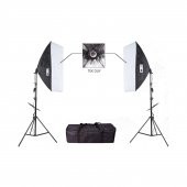 deyatech softbox 50x70 sürekli video ışık 3 duylu 6500 kl. led ış - 4