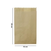 Kraft Baget Şemua Kese Kağıdı - 12 x 20 Cm. - 500 Gr. - Ortalama 135 Ad - Paket thumbnail 2
