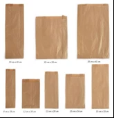 Kraft Baget Şemua Kese Kağıdı - 12 x 20 Cm. - 2500 Gr. - Ortalama 675 Adet - Paket thumbnail 3