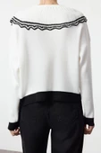 Kadın Modern Tarz Regular Bebe Yaka Regular Triko Hırka - 2