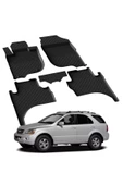 YEO  KIA SORENTO 2002-2009 Model Yılları İçin Uyumlu Yeo 4D Havuzlu Paspas Takımı thumbnail 1