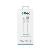 TTEC 2DK7530B MİCRO USB KABLO BEYAZ - 1