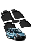 YEO  CITROEN NEMO 2008-2024 Model Yılları İçin Uyumlu Yeo 4D Havuzlu Paspas Takımı - 1