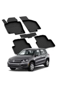 YEO  VOLKSWAGEN TİGUAN 1 2007-2015 Model Yılları İçin Uyumlu Yeo 4D Havuzlu Paspas Takımı - 1