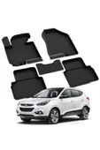 YEO  HYUNDAİ İX35 2010-2015 Model Yılları İçin Uyumlu Yeo 4D Havuzlu Paspas Takımı - 1