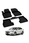 YEO FORD FOCUS 3 2011-2015 Model Yılları İçin Uyumlu Yeo 4D Havuzlu Paspas Takımı - 1