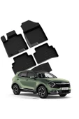 YEO  KIA SPORTAGE 5 2021-2024 Model Yılları İçin Uyumlu Yeo 4D Havuzlu Paspas Takımı thumbnail 1