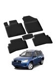 YEO TOYOTA RAV4-3 2005-2013 Model Yılları İçin Uyumlu Yeo 4D Havuzlu Paspas Takımı - 1