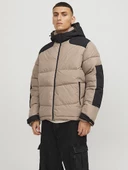 Jack Jones Erkek  Jcootis Puffer Sn Krem Günlük Mont 12239001KR - 2