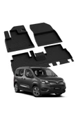 YEO  TOYOTA PROACE CITY 2020-2024 Model Yılları İçin Uyumlu Yeo 4D Havuzlu Paspas Takımı - 1