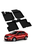 YEO  RENAULT SYMBOL 3 2013-2024 Model Yılları İçin Uyumlu Yeo 4D Havuzlu Paspas Takımı - 1