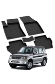 YEO  MITSUBISHI PAJERO SUV 2000-2006 Model Yılları İçin Uyumlu Yeo 4D Havuzlu Paspas Takımı - 1