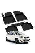 YEO  NISSAN MICRA 2016-2024 Model Yılları İçin Uyumlu Yeo 4D Havuzlu Paspas Takımı - 1