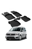 YEO  VOLKSWAGEN CADDY 3 2004-2015 Model Yılları İçin Uyumlu Yeo 4D Havuzlu Paspas Takımı - 1