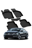 YEO VOLKSWAGEN PASSAT CC 2011-2016 Model Yılları İçin Uyumlu Yeo 4D Havuzlu Paspas Takımı - 1