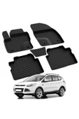 YEO FORD KUGA 1 2008-2012 Model Yılları İçin Uyumlu Yeo 4D Havuzlu Paspas Takımı - 1