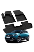 YEO  PEUGEOT 5008 GT-LINE 2017-2024 Model Yılları İçin Uyumlu Yeo 4D Havuzlu Paspas Takımı - 1