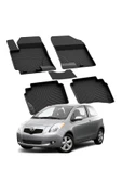 YEO  TOYOTA YARIS 2-3 2005-2013 Model Yılları İçin Uyumlu Yeo 4D Havuzlu Paspas Takımı thumbnail 1