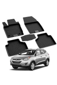 YEO  HYUNDAİ TUCSON 2 2009-2015 Model Yılları İçin Uyumlu Yeo 4D Havuzlu Paspas Takımı thumbnail 1