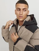 Jack Jones Erkek  Jcootis Puffer Sn Krem Günlük Mont 12239001KR - 5