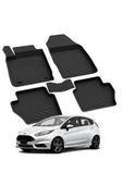 YEO  FORD FIESTA 7 mk7 2008-2015 Model Yılları İçin Uyumlu Yeo 4D Havuzlu Paspas Takımı - 1