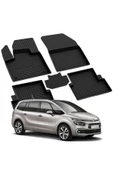YEO  CITROEN C4  PICASSO 2013-2016 Model Yılları İçin Uyumlu Yeo 4D Havuzlu Paspas Takımı thumbnail 1