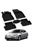 YEO RENAULT LAGUNA 2007-2015 Model Yılları İçin Uyumlu Yeo 4D Havuzlu Paspas Takımı - 1