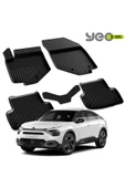 YEO  Citroen C4 Suv 2020-2024 Model Yılları İçin Uyumlu Yeo 4D Havuzlu Paspas Takımı thumbnail 1