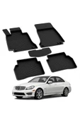 YEO  MERCEDES C SERİSİ W204 2007-2014 Model Yılları İçin Uyumlu Yeo 4D Havuzlu Paspas Takımı - 1