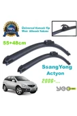 YEO  Ssangyong Actyon Aeroflex Muz Silecek Takımı thumbnail 1