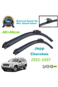 YEO  Jeep Cherokee Aeroflex Muz Silecek Takımı thumbnail 1